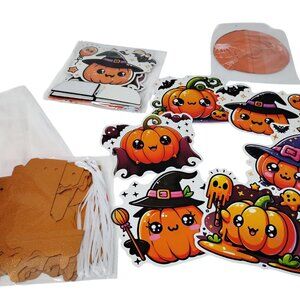 Halloween Party Centerpiece Set with Banner 17 Piece Set Fall Decor